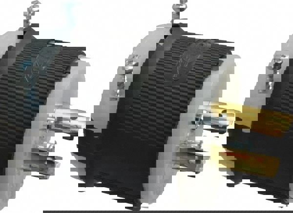 Locking Inlet: Plug, Industrial, L15-20P, 250V, Black & White